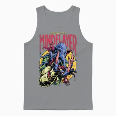 Dungeons & Dragons Mindflayer Logo Unisex Tank Top - Sport Grey