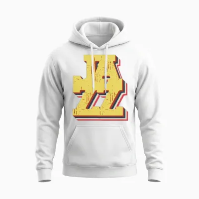 Jazz Retro Vintage Unisex Hoodie - White