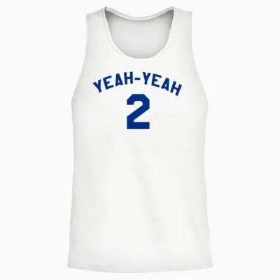 The Sandlot - Yeah-Yeah Jersey Unisex Tank Top - White
