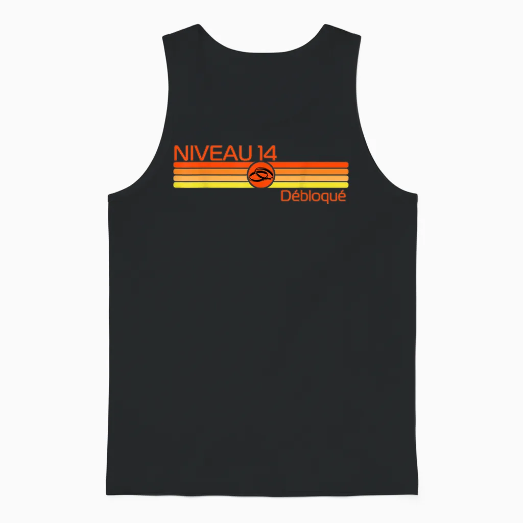 Cadeau 14 Ans De Mariage – Noces De Plomb Unisex Tank Top in Black