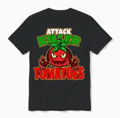 Funny Tomato Outfit Unisex T-Shirt - Black