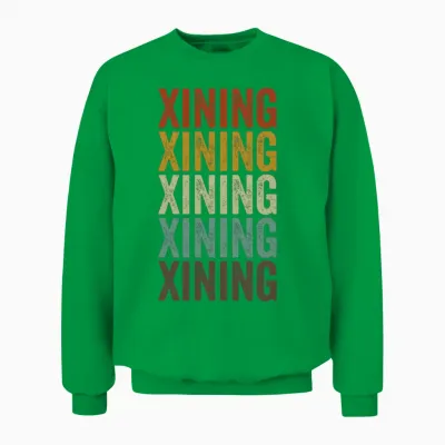 Xining China Retro Vintage Unisex Sweatshirt - Irish Green