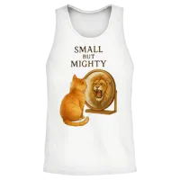 Small but Mighty Unisex Tank Top - White – 2