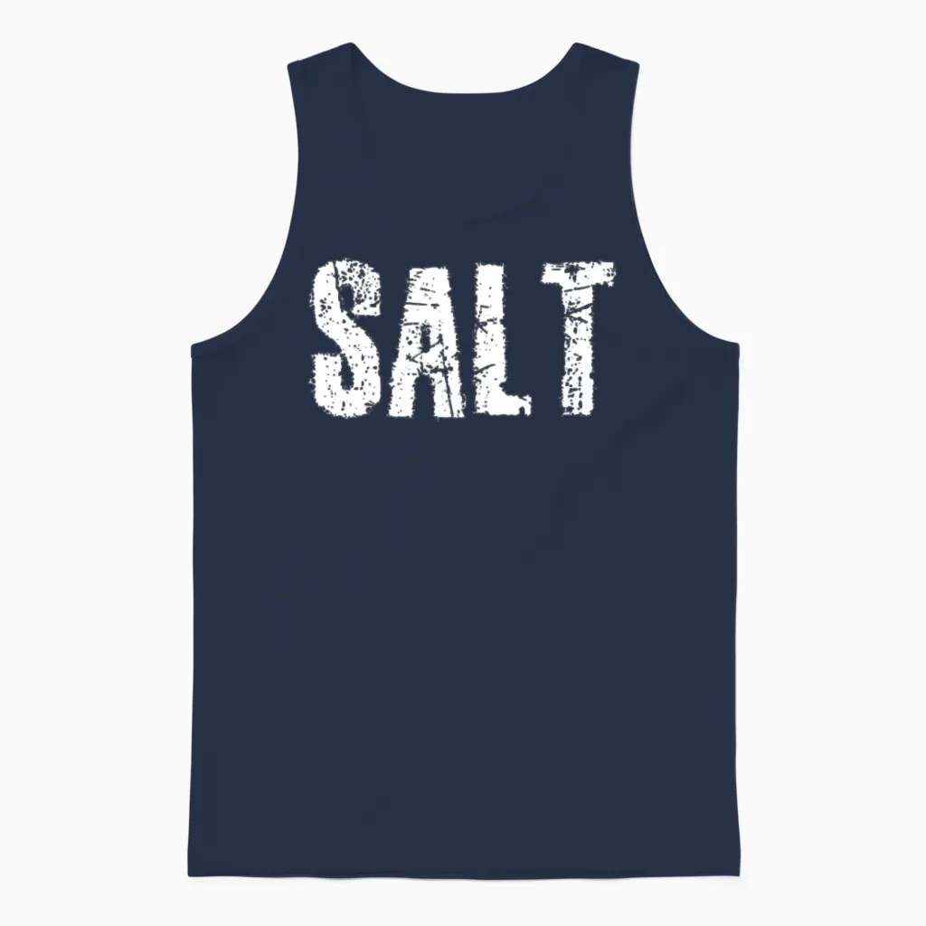 Salt Unisex Tank Top in Navy