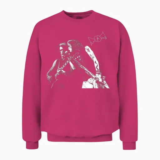 Aerosmith - S&j Unisex Sweatshirt in Heliconia