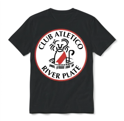 River Plate Unisex T-Shirt - Black