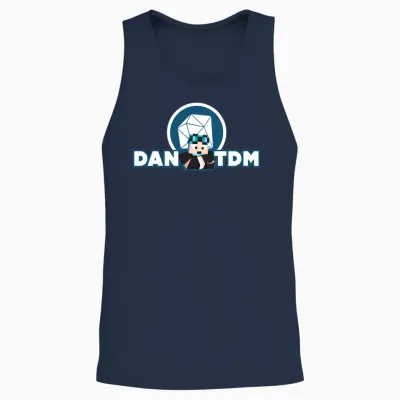 Dantdm Unisex Tank Top - Navy