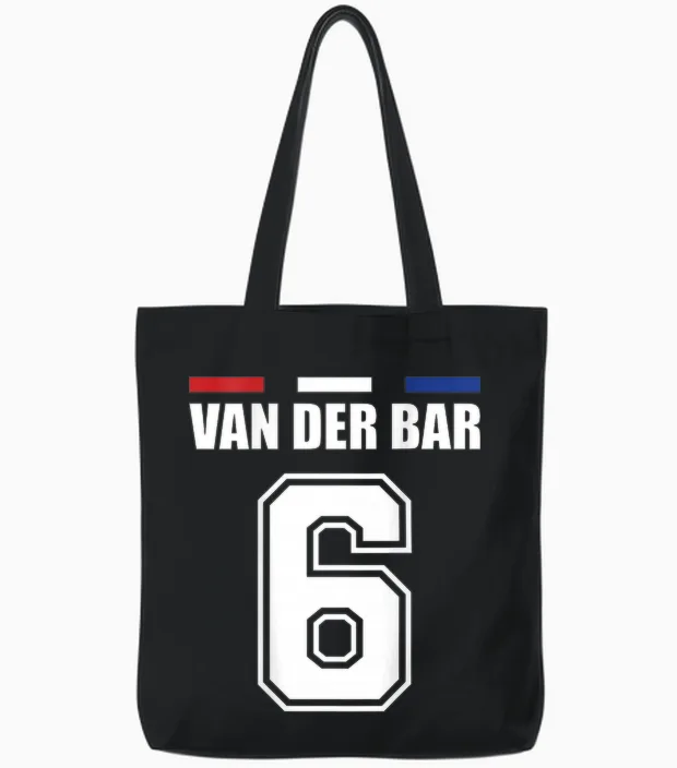 Funny Name Holland Jersey for Mallorca and the Party T-Shirt, Orange Tote Bags in Black
