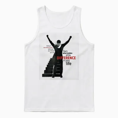 Rocky Makes the Difference Unisex Tank Top - White