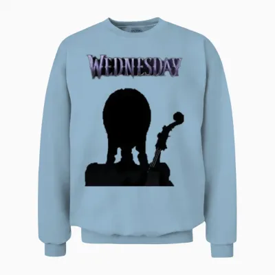 Wensday Unisex Sweatshirt - Light Blue