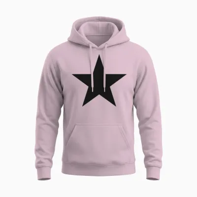 Star Unisex Hoodie - Light Pink