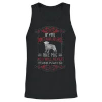 Dog Dog Breed Dog Love — Lovers Unisex Tank Top - Black – 2