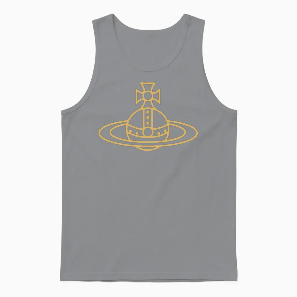 Bestselling Westwood Crown Logo Unisex Tank Top in Sport Grey