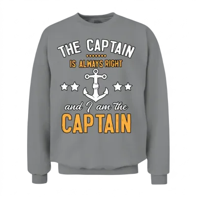 Boating Gifts for Dad Boating Gift for Boat Owner Unisex Sweatshirt - Sport Grey