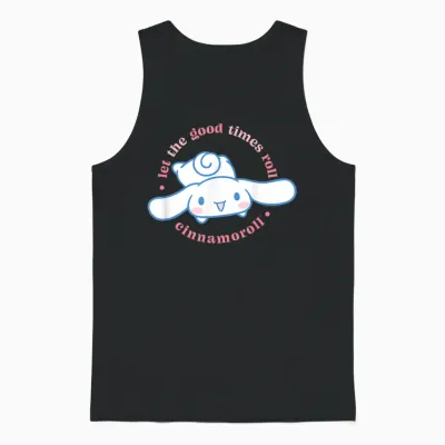 Cinnamoroll Let the Good Times Roll Unisex Tank Top - Black