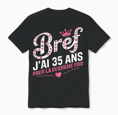 70 Years Woman Birthday Gift 70 Years Woman Birthday T-Shirt, Black, S Unisex T-Shirt - Black