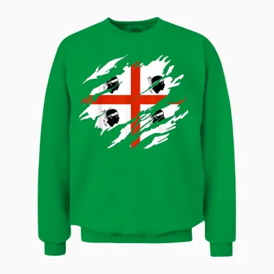 Sardinien Flagge Unisex Sweatshirt - Irish Green