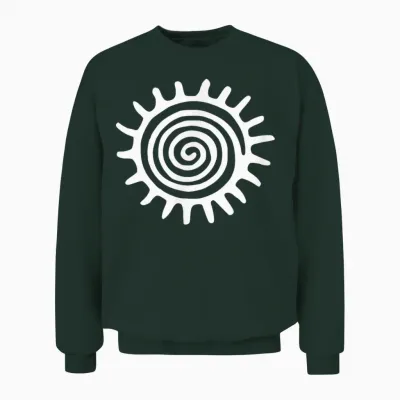Heal Shirt – T-Shirt Symbole De Guérison Chamanique Unisex Sweatshirt - Forest