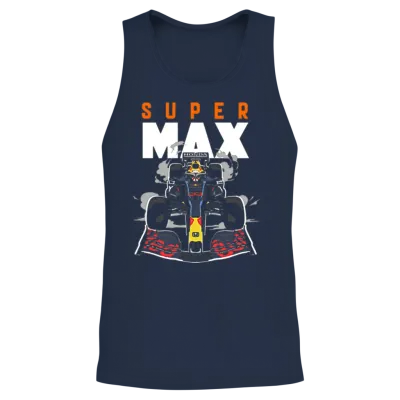 Max Verstappen 33 Unisex Tank Top - Navy