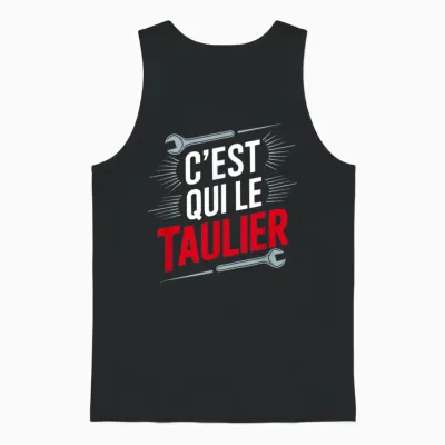 Who Is the Taulier, Who Is the Boss, Who Is the Chef T-Shirt, Black, S Unisex Tank Top - Black