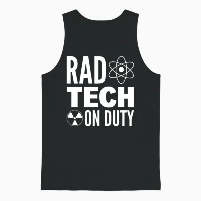 Funny Rad Tech Radiology Technician Unisex Tank Top - Black