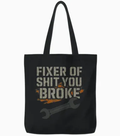 Diesel Mechanic Proud Mechanic Diesel Mechanic Tote Bags - Black