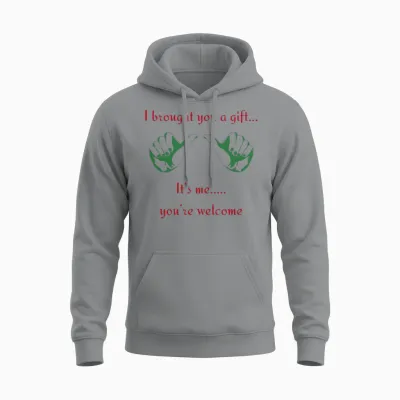 The Gift of Me Retro Unisex Hoodie - Sport Grey
