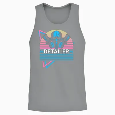 Detailer Retro Unisex Tank Top - Sport Grey