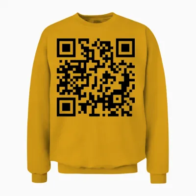 Qr Code F1 Unisex Sweatshirt - Gold