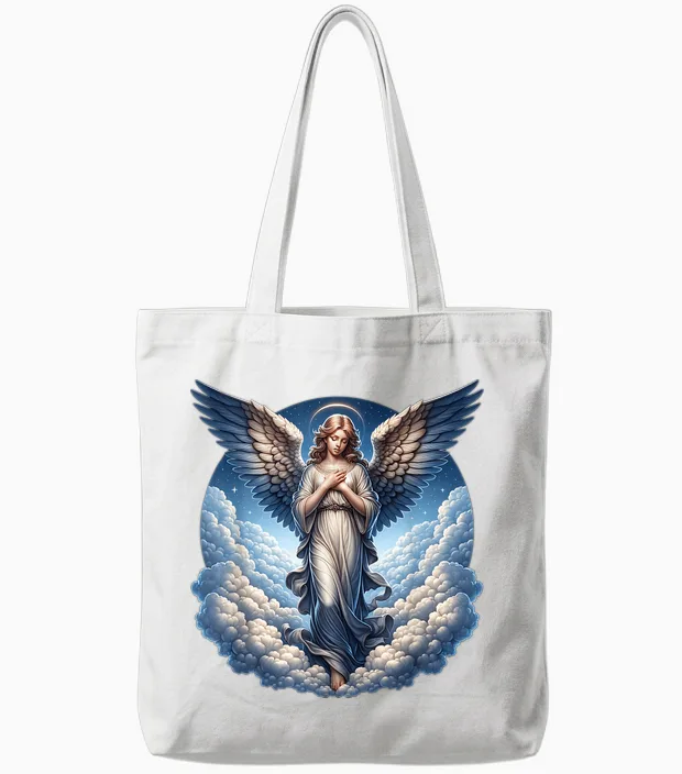 Faith - Ange Gardien Christian & Gift Tote Bags in White