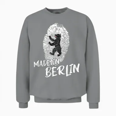 Made in Berlin Berliner Unisex Sweatshirt - Sport Grey