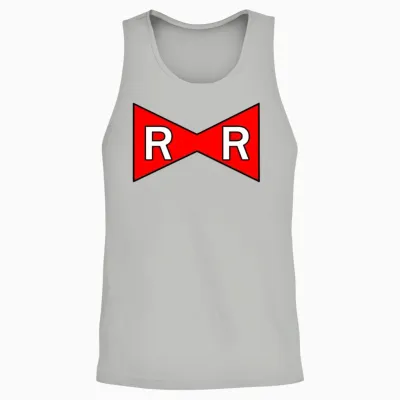 Android 17 Red Ribbon Army Unisex Tank Top - Ash