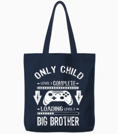 Kinderstufe Komplett Nur Big Brother Level Loading Tote Bags - Navy