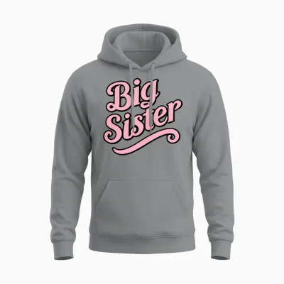 Big Sister Unisex Hoodie - Sport Grey