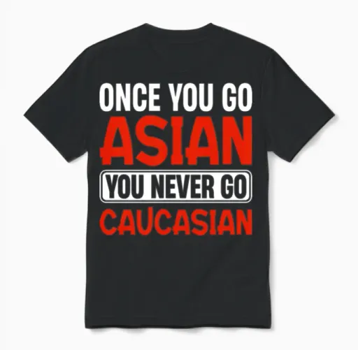Funny Asian Pride Unisex T-Shirt in Black