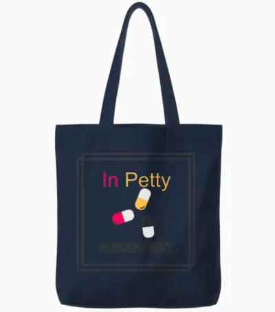 In Petty Recovery Tote Bags - Navy