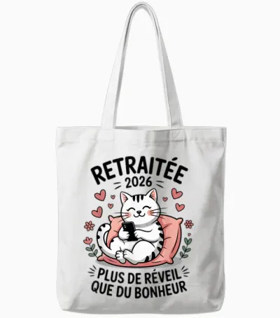 Retirement Retired Woman 2026 Humor Tote Bags - White