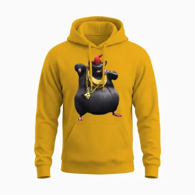 Biggie Cheese Unisex Hoodie - Gold