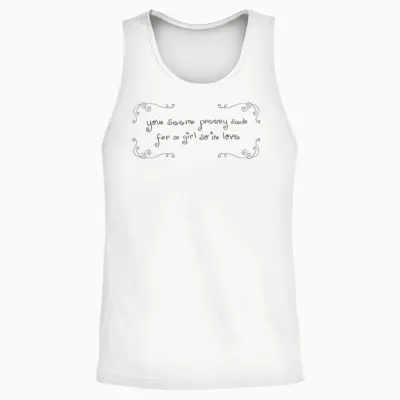 Offizielle Olivia Rodrigo You Seem So in Love Unisex Tank Top - White