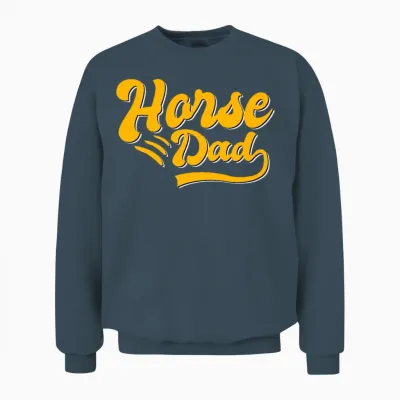 Horse Dad Unisex Sweatshirt - Dark Heather