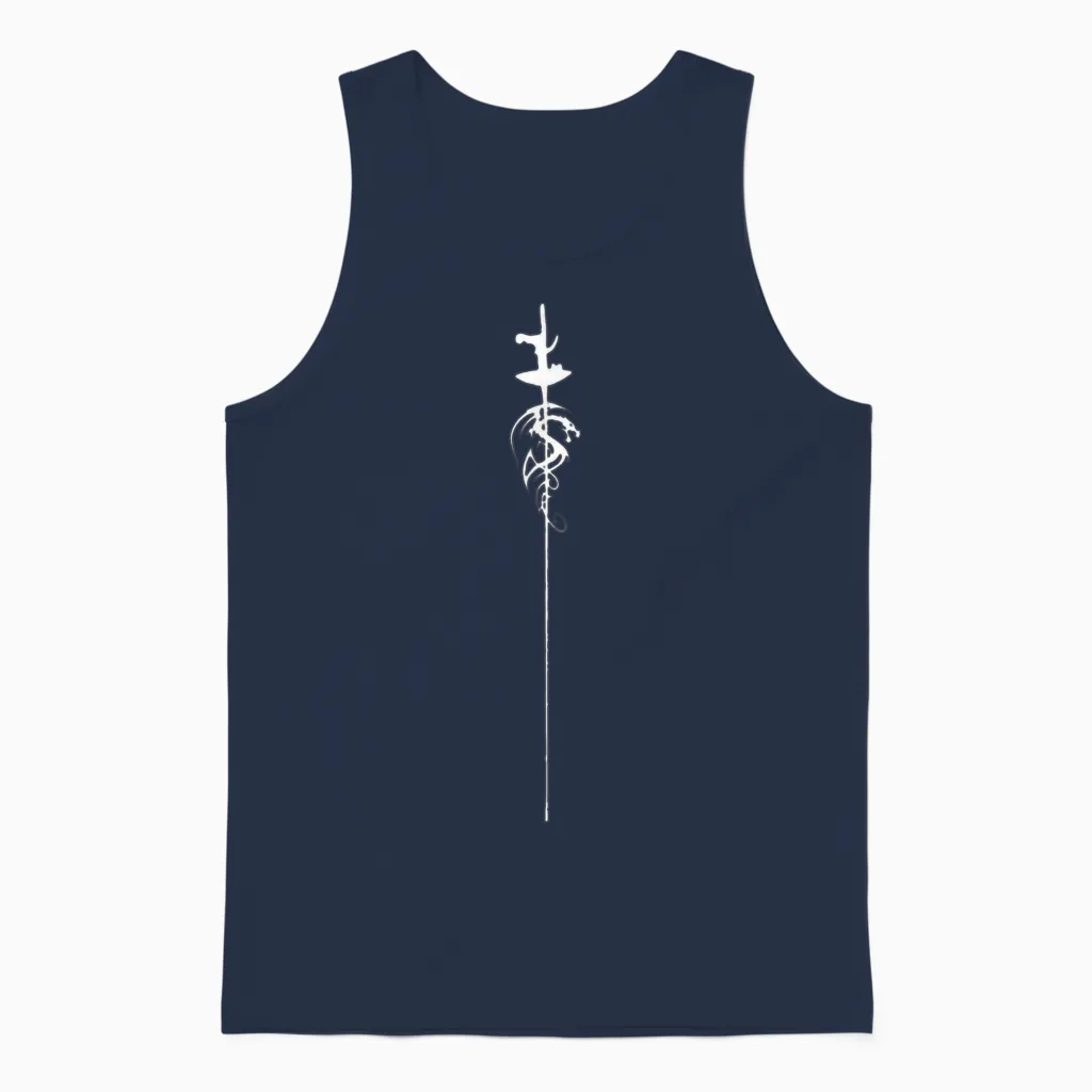 Fencing Game Fencing Gift Fencing Unisex Tank Top in Navy