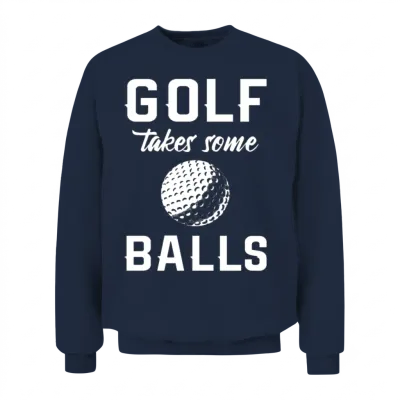 Funny Golfer Unisex Sweatshirt - Navy