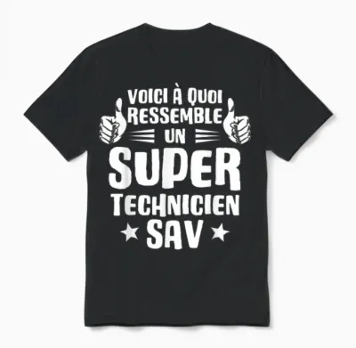 Here's What a Super Technician Sav T-Shirt Looks Like Unisex T-Shirt - Black