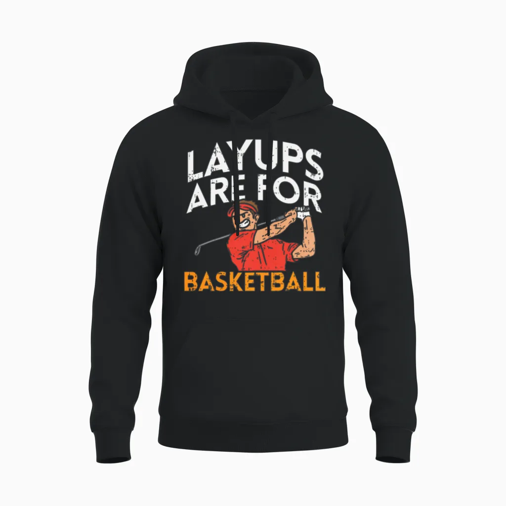 Funny Golf Gifts Unisex Hoodie in Black
