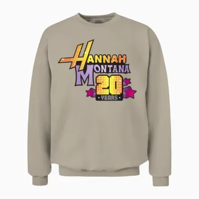 Disney Hannah Montana 20 Years Series Premiere Anniversary Unisex Sweatshirt - Sand