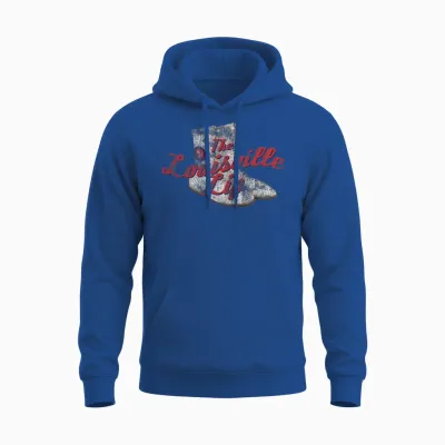 Muhammad Ali, the Louisville Lip Unisex Hoodie - Royal