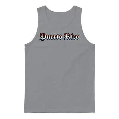 Puerto Rico Gothic Unisex Tank Top - Sport Grey