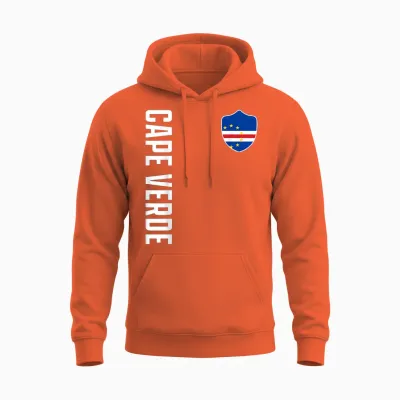 Kap Verde Flagge Heimat Fan Cabo Verde Morabeza Patriotisch Unisex Hoodie - Orange