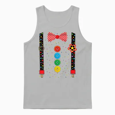 Lustige Clownskostüme Für Kinder Karneval Kostüm Faschings Unisex Tank Top - Ash