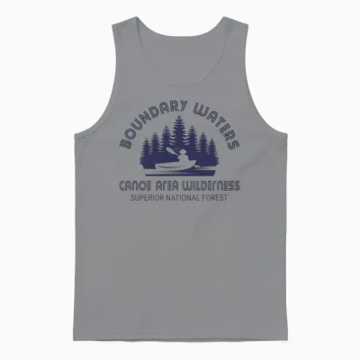 Boundary Waters Bwca Minnesota Unisex Tank Top - Sport Grey